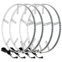 ORACLE Lighting Oracle LED Illuminated Wheel Rings - Double - White - Lights