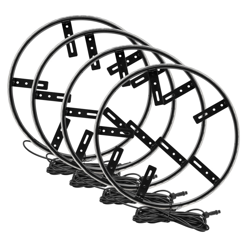 ORACLE Lighting Oracle LED Illuminated Wheel Rings for UTV/ATV & SXS Vehicles - ColorSHIFT w/o Controller - Lights
