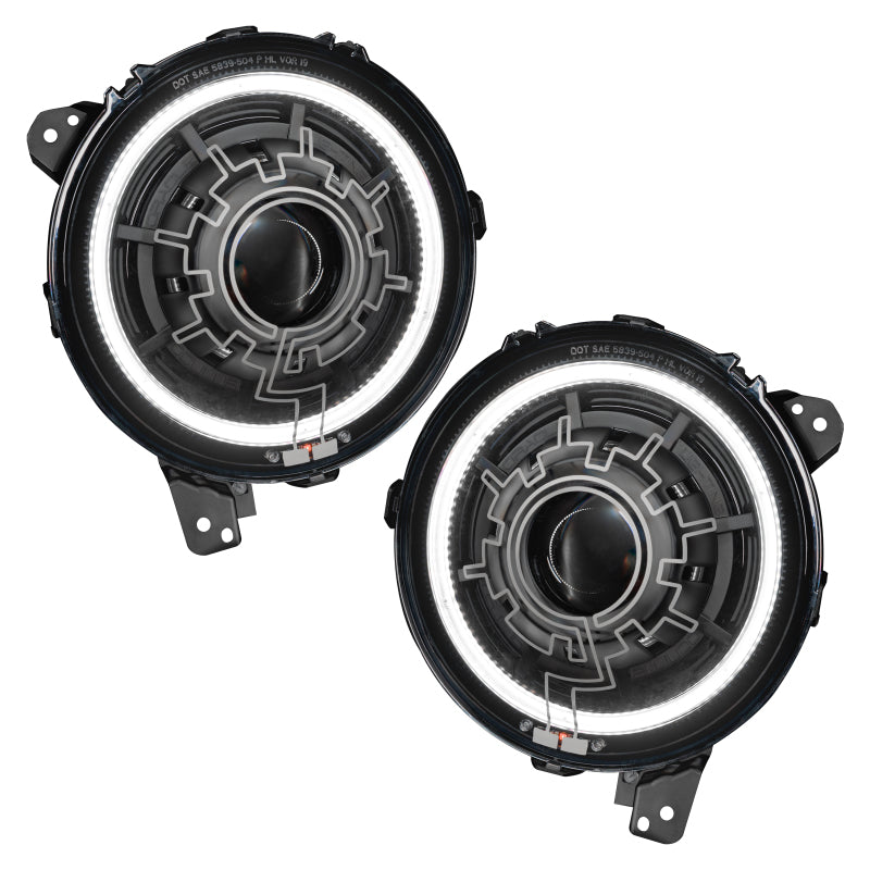 ORACLE Lighting Oracle 18-22 Jeep Wrangler JL / 20-22 Gladiator JT Oculus Bi-LED Projector Headlights - Lights