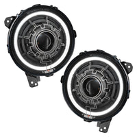 ORACLE Lighting Oracle 18-22 Jeep Wrangler JL / 20-22 Gladiator JT Oculus Bi-LED Projector Headlights - Lights