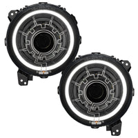 ORACLE Lighting Oracle 18-22 Jeep Wrangler JL / 20-22 Gladiator JT Oculus Bi-LED Projector Headlights - Lights
