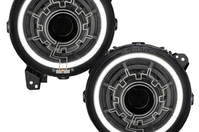 ORACLE Lighting Oracle 18-22 Jeep Wrangler JL / 20-22 Gladiator JT Oculus Bi-LED Projector Headlights - Lights