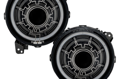 ORACLE Lighting Oracle 18-22 Jeep Wrangler JL / 20-22 Gladiator JT Oculus Bi-LED Projector Headlights - Lights