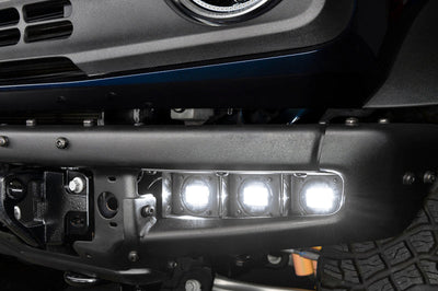 ORACLE Lighting 21-22 Ford Bronco Triple LED Fog Light Kit for Steel Bumper - White - Lights