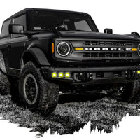 ORACLE Lighting 21-22 Ford Bronco Triple LED Fog Light Kit for Steel Bumper - Yellow - Lights