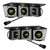 ORACLE Lighting 21-22 Ford Bronco Triple LED Fog Light Kit for Steel Bumper - Yellow - Lights