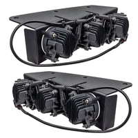 ORACLE Lighting 21-22 Ford Bronco Triple LED Fog Light Kit for Steel Bumper - Yellow - Lights