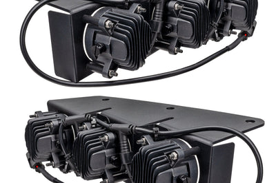 ORACLE Lighting 21-22 Ford Bronco Triple LED Fog Light Kit for Steel Bumper - White - Lights