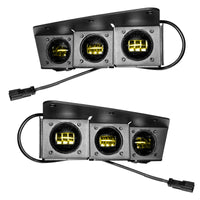 ORACLE Lighting 21-22 Ford Bronco Triple LED Fog Light Kit for Steel Bumper - Yellow - Lights