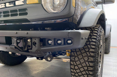 ORACLE Lighting 21-22 Ford Bronco Triple LED Fog Light Kit for Steel Bumper - White - Lights