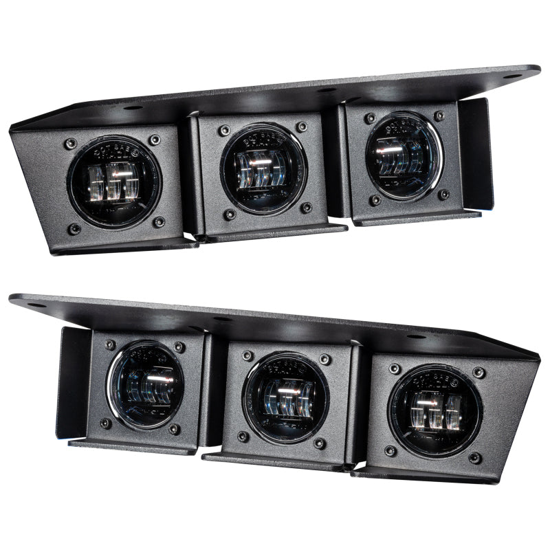 ORACLE Lighting 21-22 Ford Bronco Triple LED Fog Light Kit for Steel Bumper - White - Lights