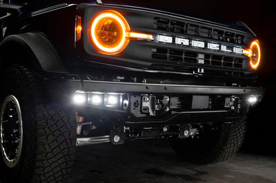 ORACLE Lighting 21-22 Ford Bronco Triple LED Fog Light Kit for Steel Bumper - White - Lights
