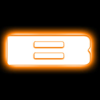ORACLE Lighting Universal Illuminated LED Letter Badges - Matte White Surface Finish - B - Lights