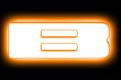 ORACLE Lighting Universal Illuminated LED Letter Badges - Matte White Surface Finish - B - Lights
