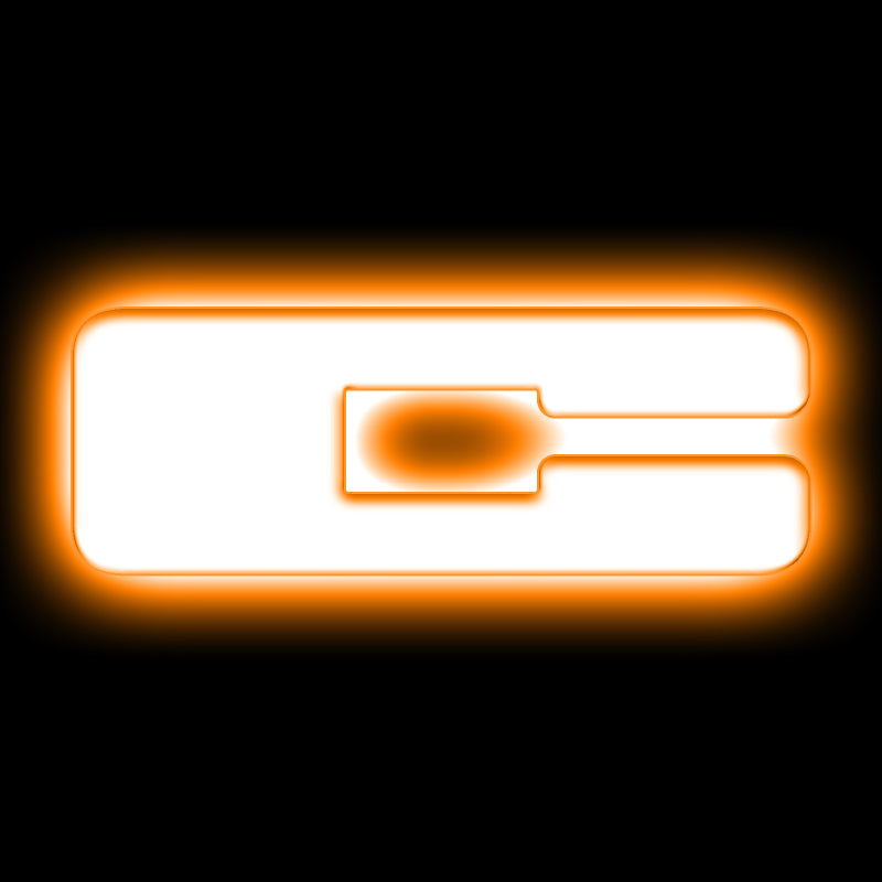 ORACLE Lighting Universal Illuminated LED Letter Badges - Matte White Surface Finish - C - Lights