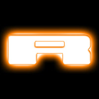 ORACLE Lighting Universal Illuminated LED Letter Badges - Matte White Surface Finish - R - Lights
