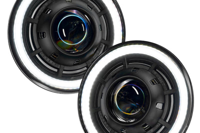 ORACLE Lighting Oracle Oculus 7in Bi-LED Projector Headlights for Jeep Wrangler JK - 6000K - Lights