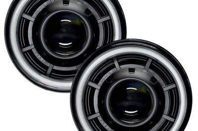 ORACLE Lighting Oracle Oculus 7in Bi-LED Projector Headlights for Jeep Wrangler JK - 6000K - Lights