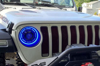 ORACLE Lighting Oracle Oculus Bi-LED Projector Headlights for Jeep JL/Gladiator JT - ColorSHIFT 2 - Lights