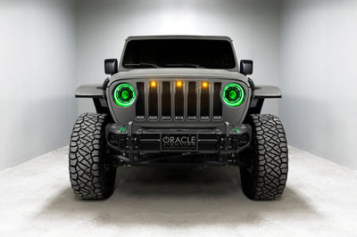 ORACLE Lighting Oracle Oculus Bi-LED Projector Headlights for Jeep JL/Gladiator JT - ColorSHIFT w/ BC1 Controller