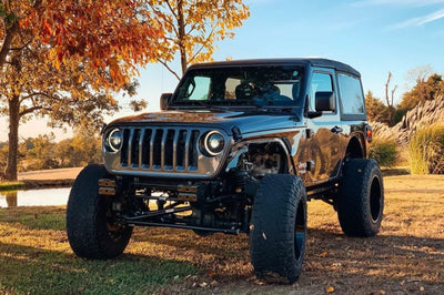 ORACLE Lighting Oracle Oculus Bi-LED Projector Headlights for Jeep JL/Gladiator JT - Matte Black - 5500K - Lights