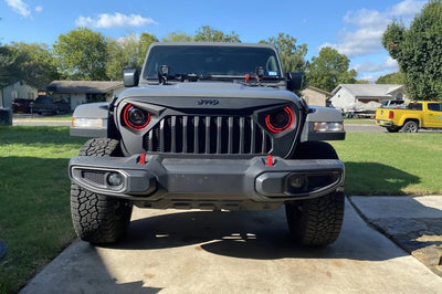 ORACLE Lighting Oracle Oculus Bi-LED Projector Headlights for Jeep JL/Gladiator JT - ColorSHIFT 2 - Lights
