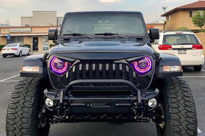 ORACLE Lighting Oracle Oculus Bi-LED Projector Headlights for Jeep JL/Gladiator JT - ColorSHIFT 2 - Lights