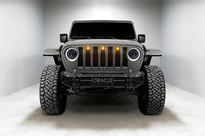 ORACLE Lighting Oracle Oculus Bi-LED Projector Headlights for Jeep JL/Gladiator JT - ColorSHIFT w/ Simple Controller