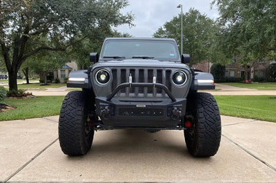 ORACLE Lighting Oracle Oculus Bi-LED Projector Headlights for Jeep JL/Gladiator JT - Matte Black - 5500K - Lights