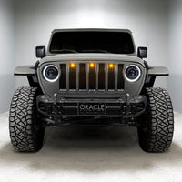ORACLE Lighting Oracle Oculus Bi-LED Projector Headlights for Jeep JL/Gladiator JT - Matte Black - 5500K - Lights