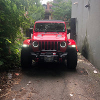 ORACLE Lighting Oracle Oculus Bi-LED Projector Headlights for Jeep JL/Gladiator JT - Matte Black - 5500K - Lights
