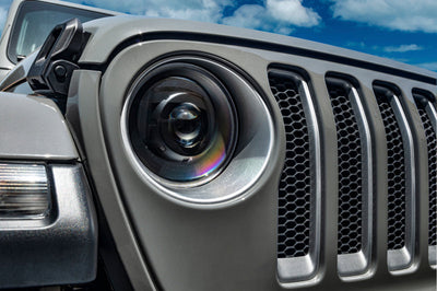 ORACLE Lighting Oracle Oculus Bi-LED Projector Headlights for Jeep JL/Gladiator JT - Matte Black - 5500K - Lights