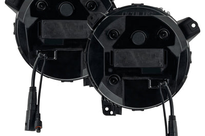 ORACLE Lighting Oracle Oculus Bi-LED Projector Headlights for Jeep JL/Gladiator JT - Graphite Metallic - 5500K - Lights