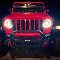 ORACLE Lighting Oracle Oculus Bi-LED Projector Headlights for Jeep JL/Gladiator JT - Matte Black - 5500K - Lights