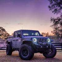 ORACLE Lighting Oracle Oculus Bi-LED Projector Headlights for Jeep JL/Gladiator JT - Matte Black - 5500K - Lights