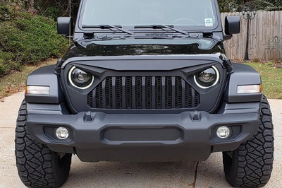 ORACLE Lighting Oracle Oculus Bi-LED Projector Headlights for Jeep JL/Gladiator JT - Matte Black - 5500K - Lights