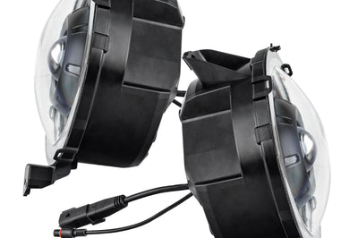 ORACLE Lighting Oracle Oculus Bi-LED Projector Headlights for Jeep JL/Gladiator JT - Matte Black - 5500K - Lights