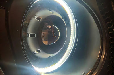 ORACLE Lighting Oracle Oculus Bi-LED Projector Headlights for Jeep JL/Gladiator JT - Matte Black - 5500K - Lights