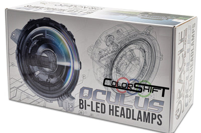 ORACLE Lighting Oracle Oculus Bi-LED Projector Headlights for Jeep JL/Gladiator JT - ColorSHIFT w/ Simple Controller