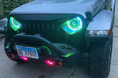 ORACLE Lighting Oracle Oculus Bi-LED Projector Headlights for Jeep JL/Gladiator JT - ColorSHIFT w/ BC1 Controller