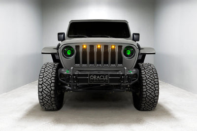 ORACLE Lighting Oracle Oculus Bi-LED Projector Headlights for Jeep JL/Gladiator JT - ColorSHIFT 2 - Lights