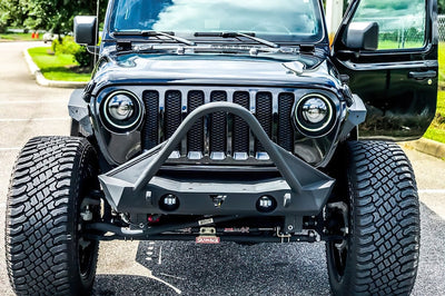 ORACLE Lighting Oracle Oculus Bi-LED Projector Headlights for Jeep JL/Gladiator JT - Matte Black - 5500K - Lights