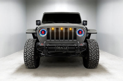 ORACLE Lighting Oracle Oculus Bi-LED Projector Headlights for Jeep JL/Gladiator JT - ColorSHIFT w/ BC1 Controller