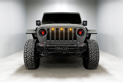 ORACLE Lighting Oracle Oculus Bi-LED Projector Headlights for Jeep JL/Gladiator JT - ColorSHIFT 2 - Lights