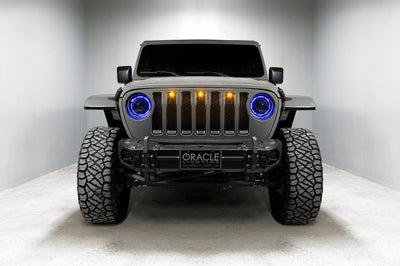 ORACLE Lighting Oracle Oculus Bi-LED Projector Headlights for Jeep JL/Gladiator JT - ColorSHIFT 2 - Lights