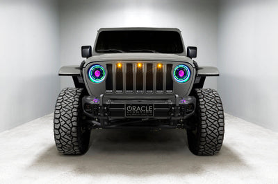ORACLE Lighting Oracle Oculus Bi-LED Projector Headlights for Jeep JL/Gladiator JT - ColorSHIFT w/ BC1 Controller