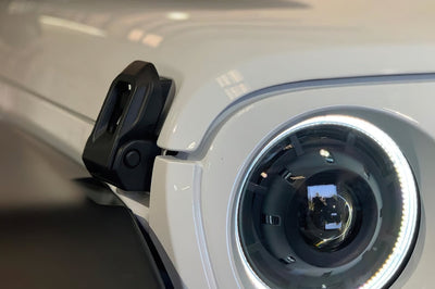 ORACLE Lighting Oracle Oculus Bi-LED Projector Headlights for Jeep JL/Gladiator JT - Matte Black - 5500K - Lights