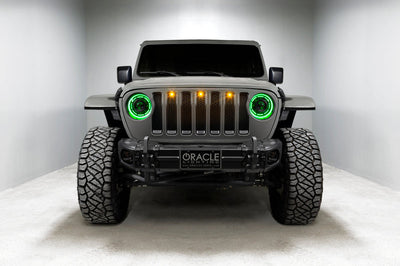 ORACLE Lighting Oracle Oculus Bi-LED Projector Headlights for Jeep JL/Gladiator JT - ColorSHIFT w/ Simple Controller