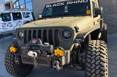 ORACLE Lighting Oracle Oculus Bi-LED Projector Headlights for Jeep JL/Gladiator JT - Matte Black - 5500K - Lights