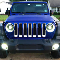 ORACLE Lighting Oracle Oculus Bi-LED Projector Headlights for Jeep JL/Gladiator JT - Matte Black - 5500K - Lights